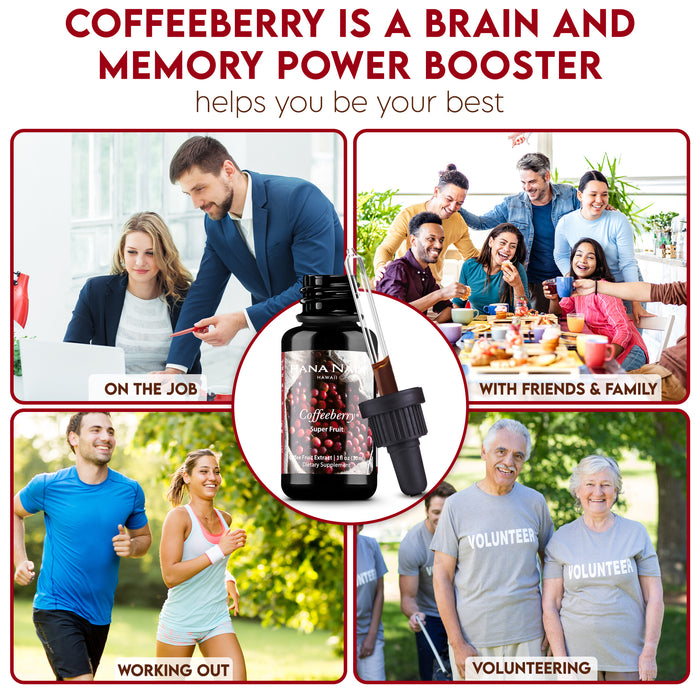 100% czysty ekstrakt z owoców kawy kawowej, przeciwutleniacz mózgu (bez GMO)
